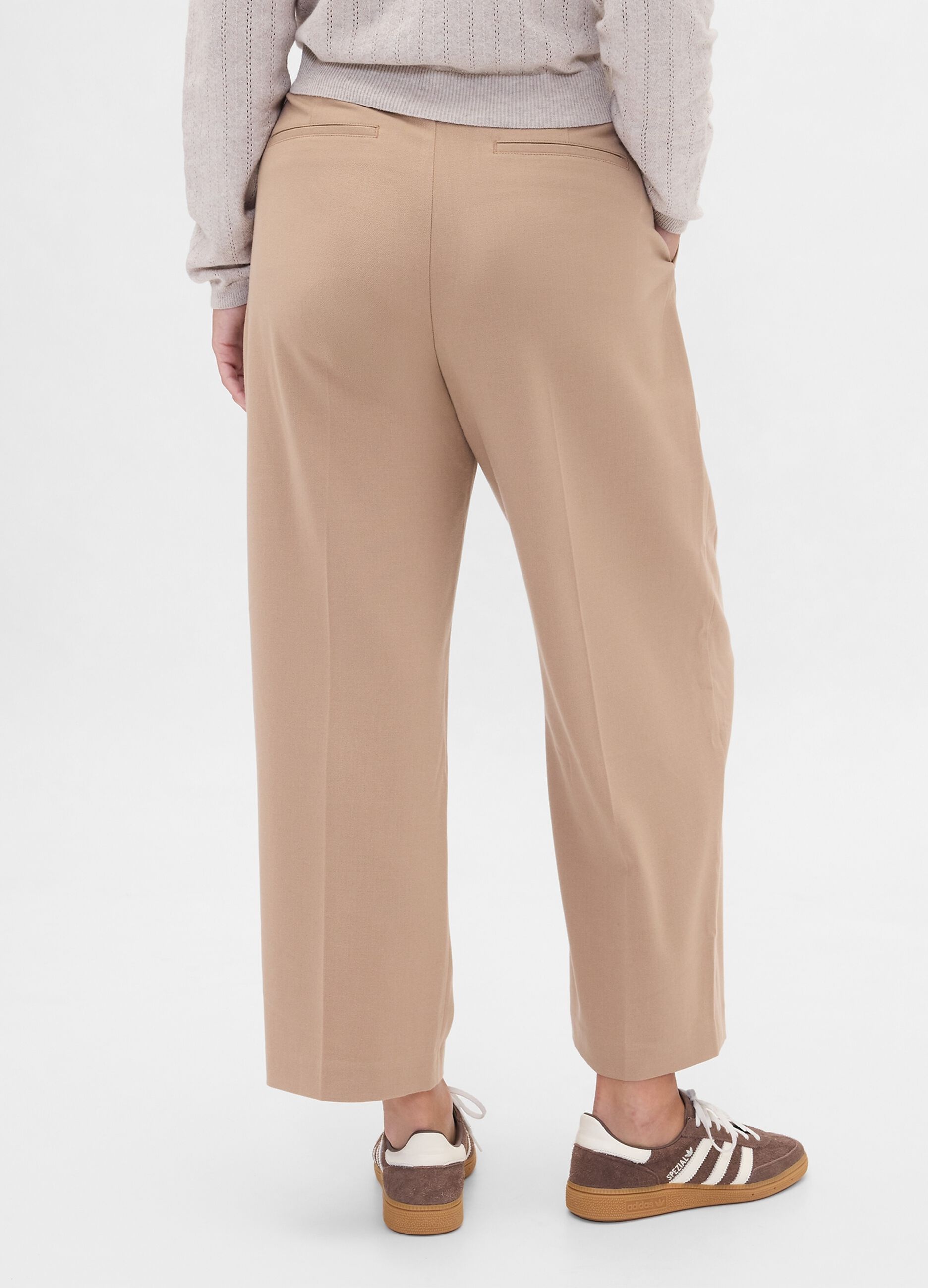 Pantaloni beige elasticizzati_5