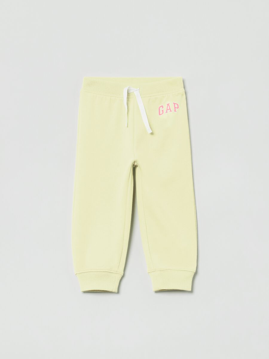 Joggers in felpa con stampa logo Neonato_0