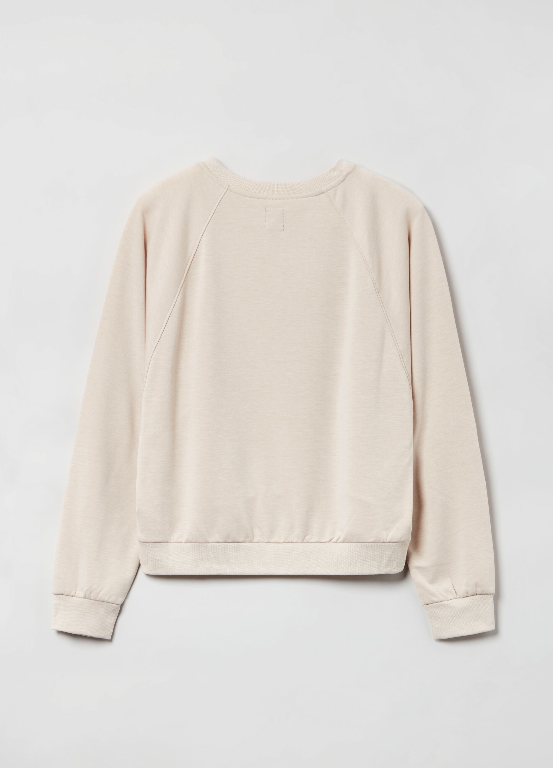 Round-neck sweatshirt with raglan sleeves_1