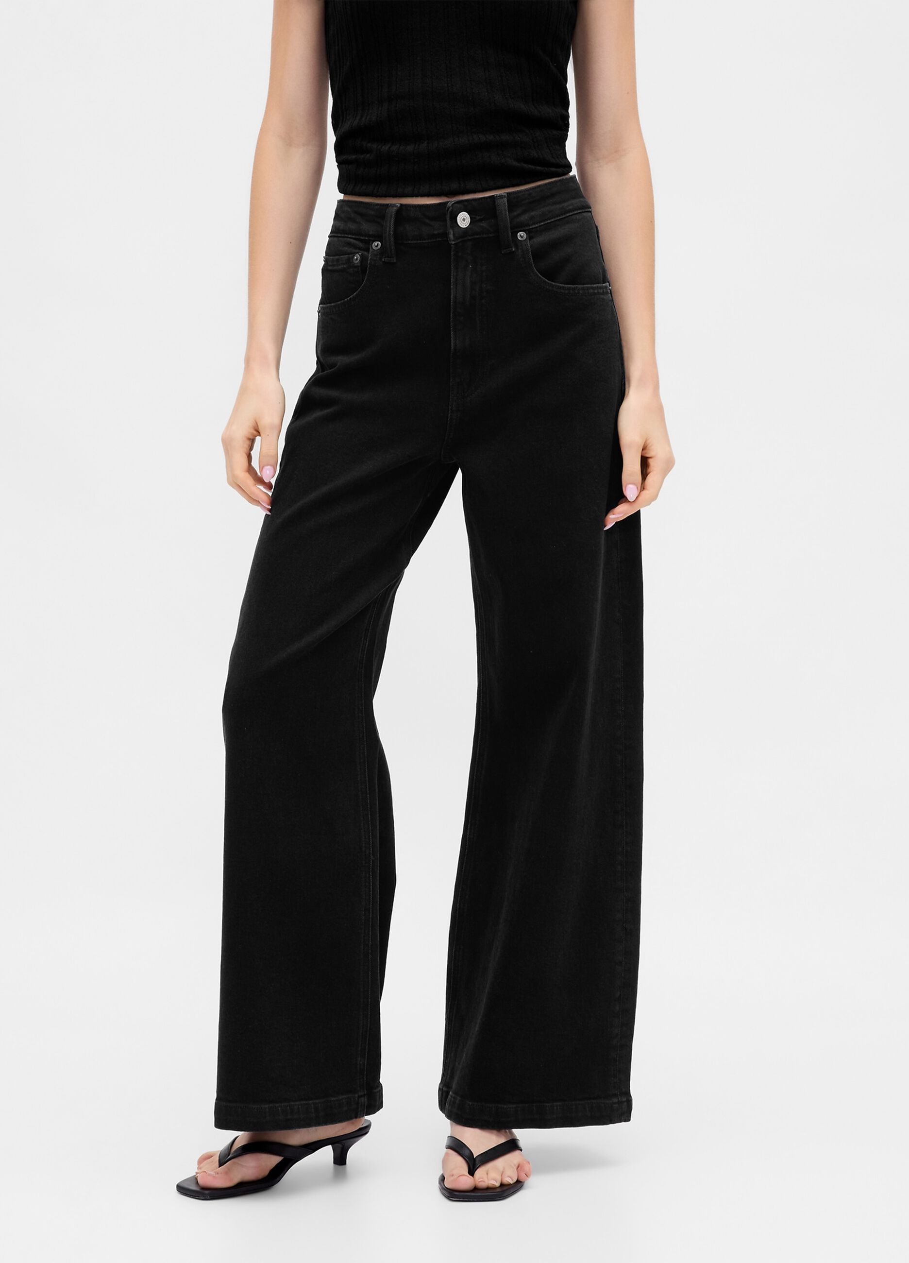 Pantaloni wide leg
