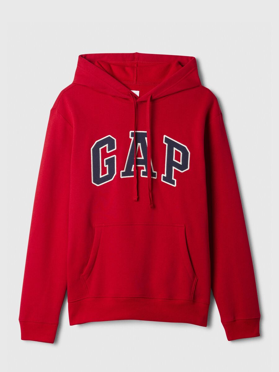 Felpa con cappuccio ricamo logo Uomo_3