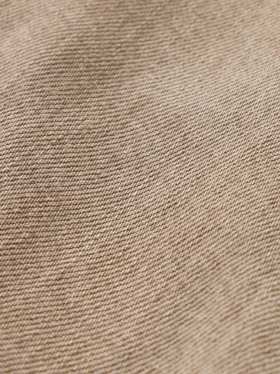 Jeans workwear a gamba larga beige Uomo_5