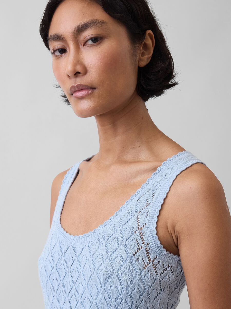 Vestito lungo in puro cotone Donna_3