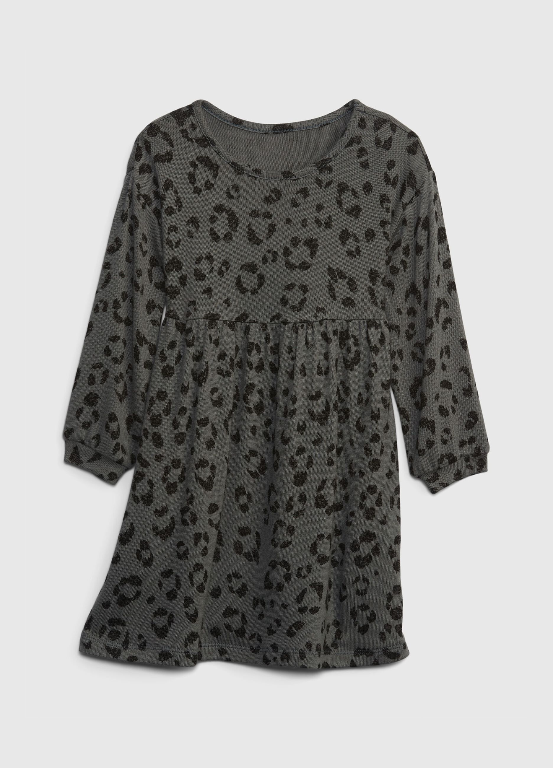 Dress with leopard print_0