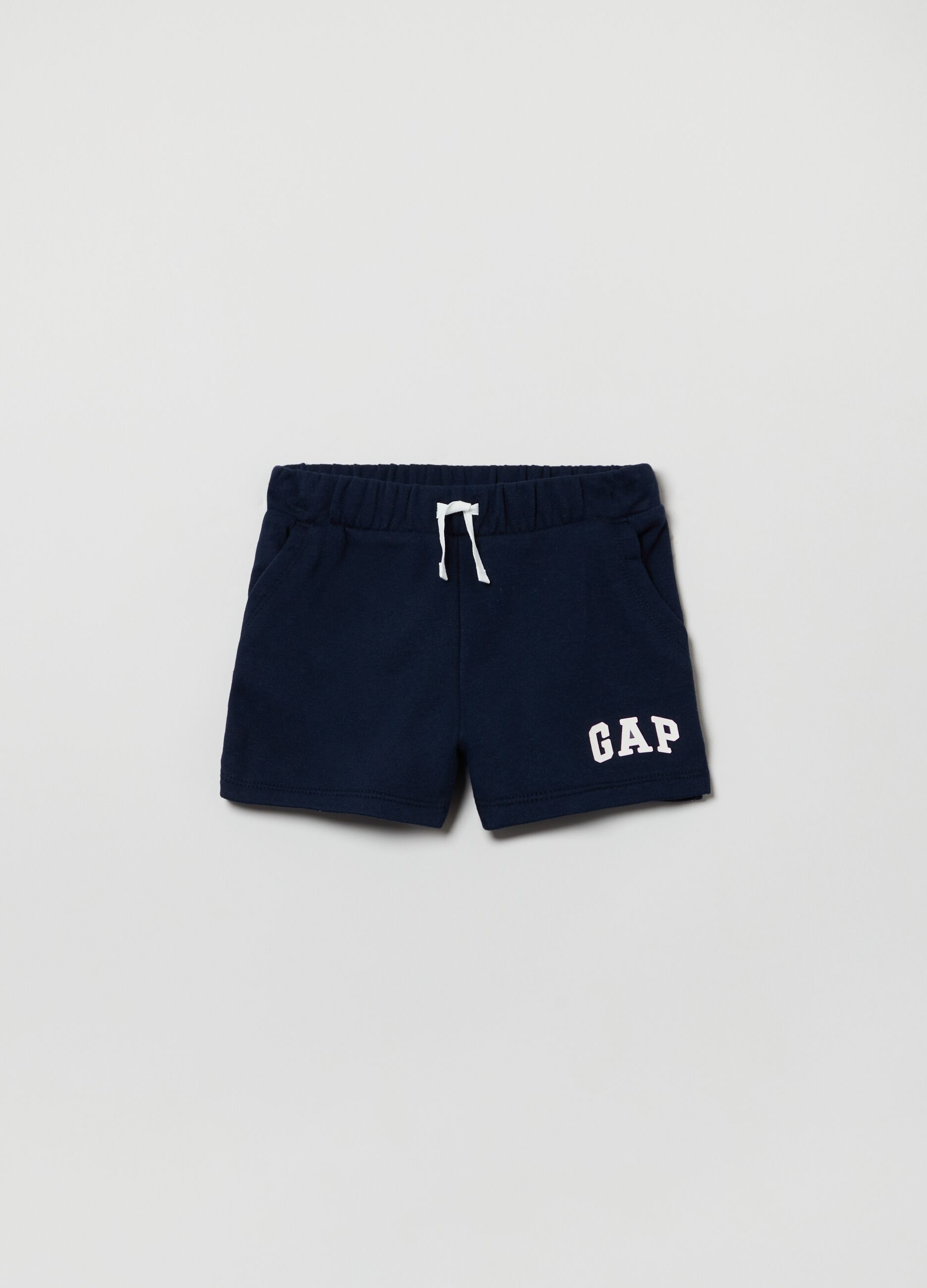 Shorts in French terry with logo_0
