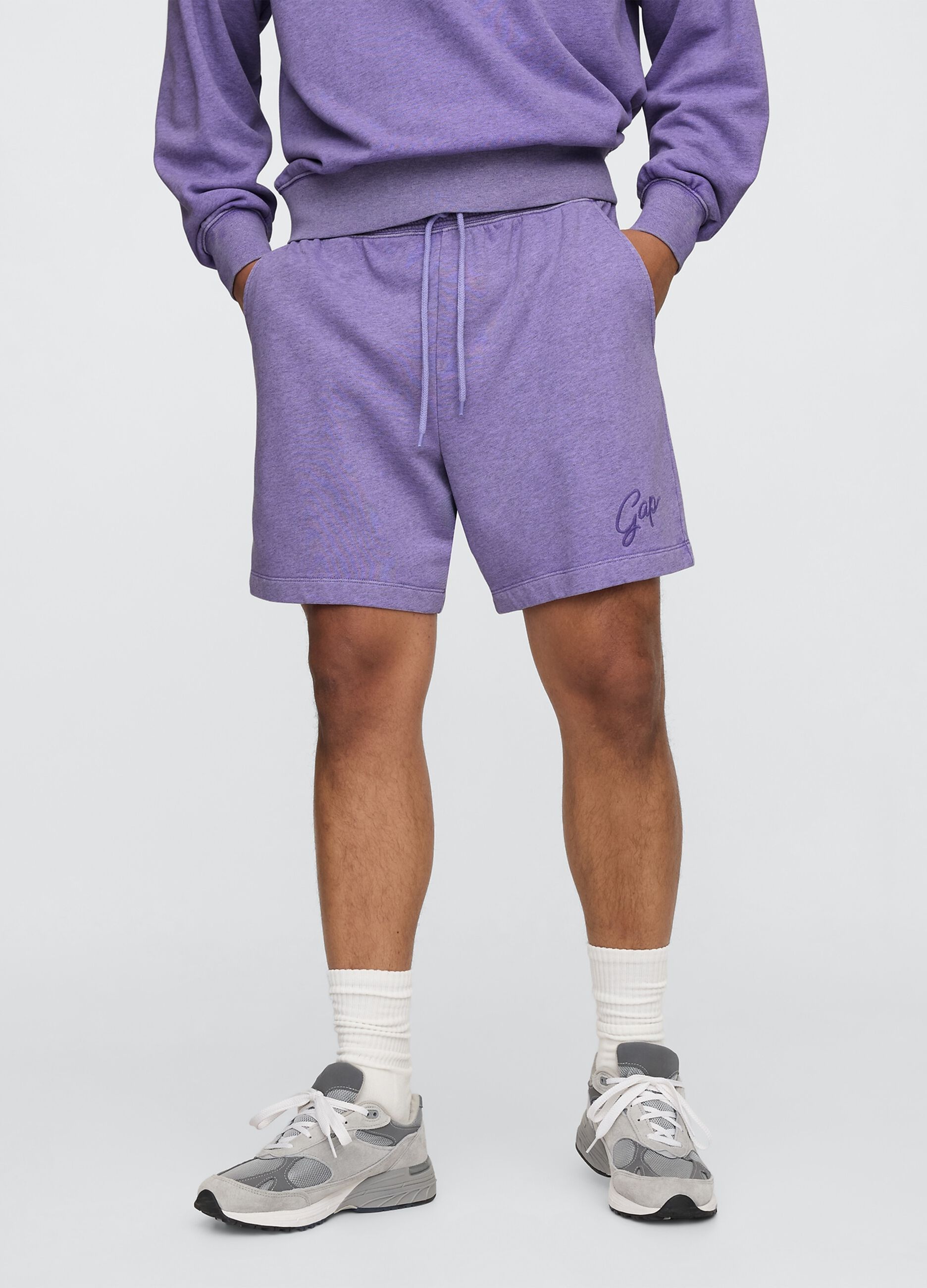 Shorts viola in misto cotone e poliestere Gap_1