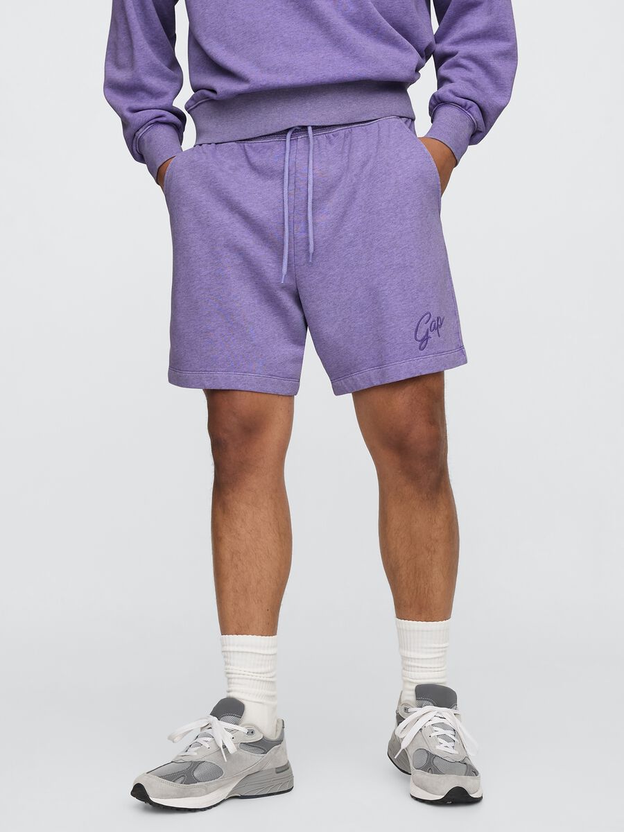 Shorts viola in misto cotone e poliestere Gap Uomo_1