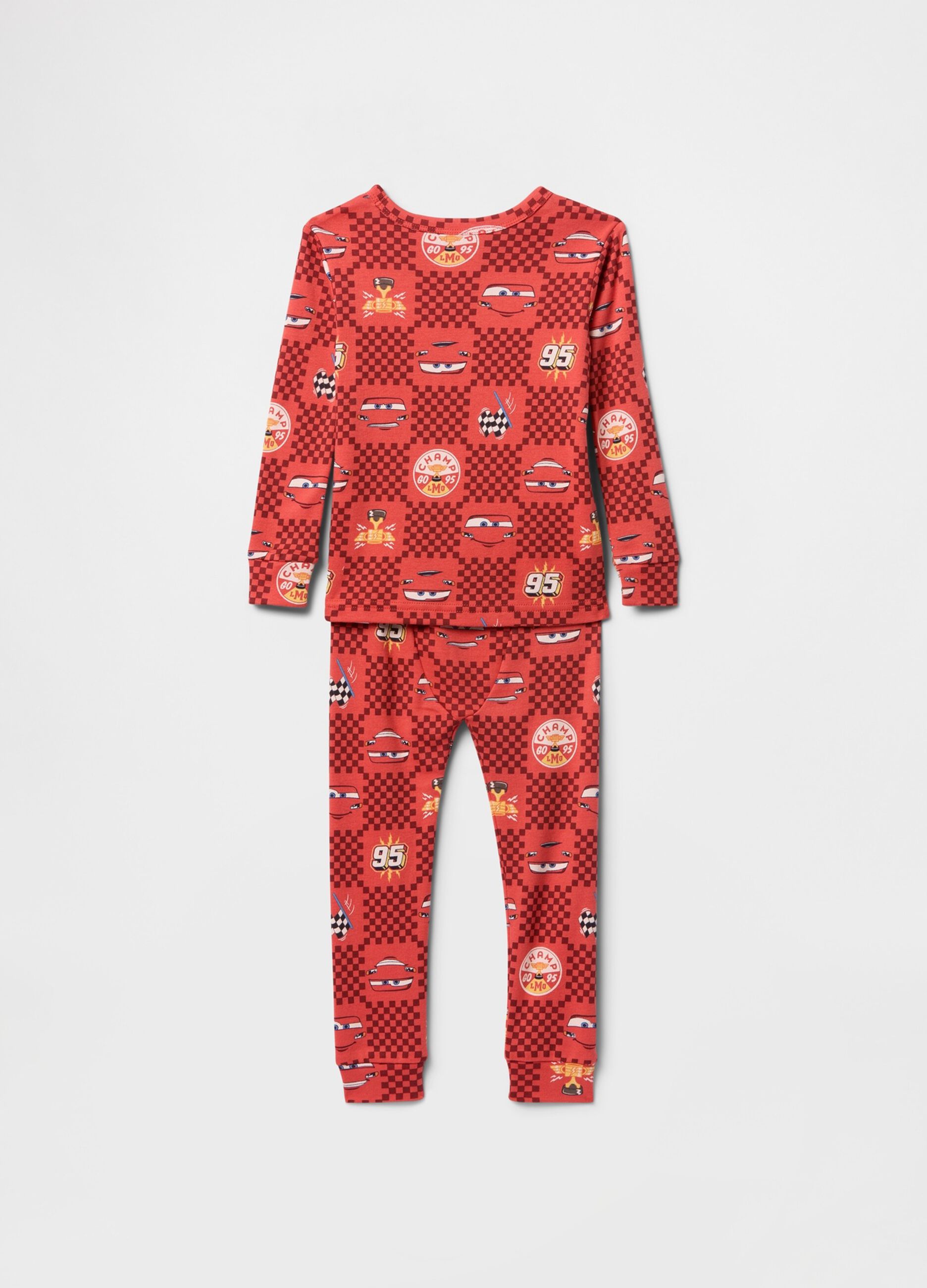 Pigiama Cars rosso con stampa_1