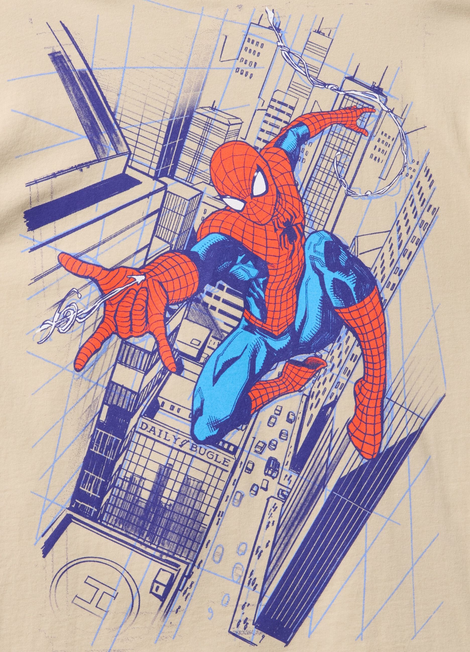 T-shirt beige con stampa GAP e Spider-Man_2
