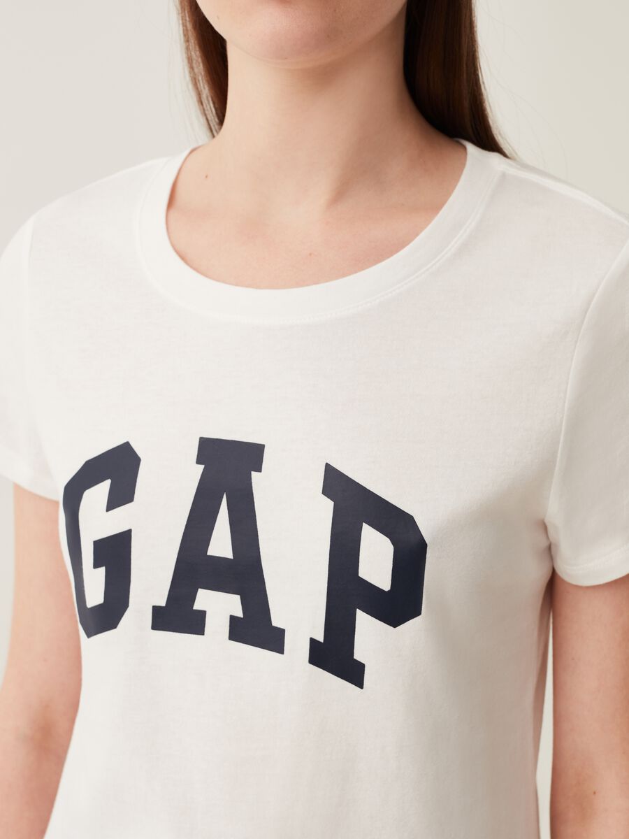 Two-pack T-shirts in cotton with logo print Woman_4