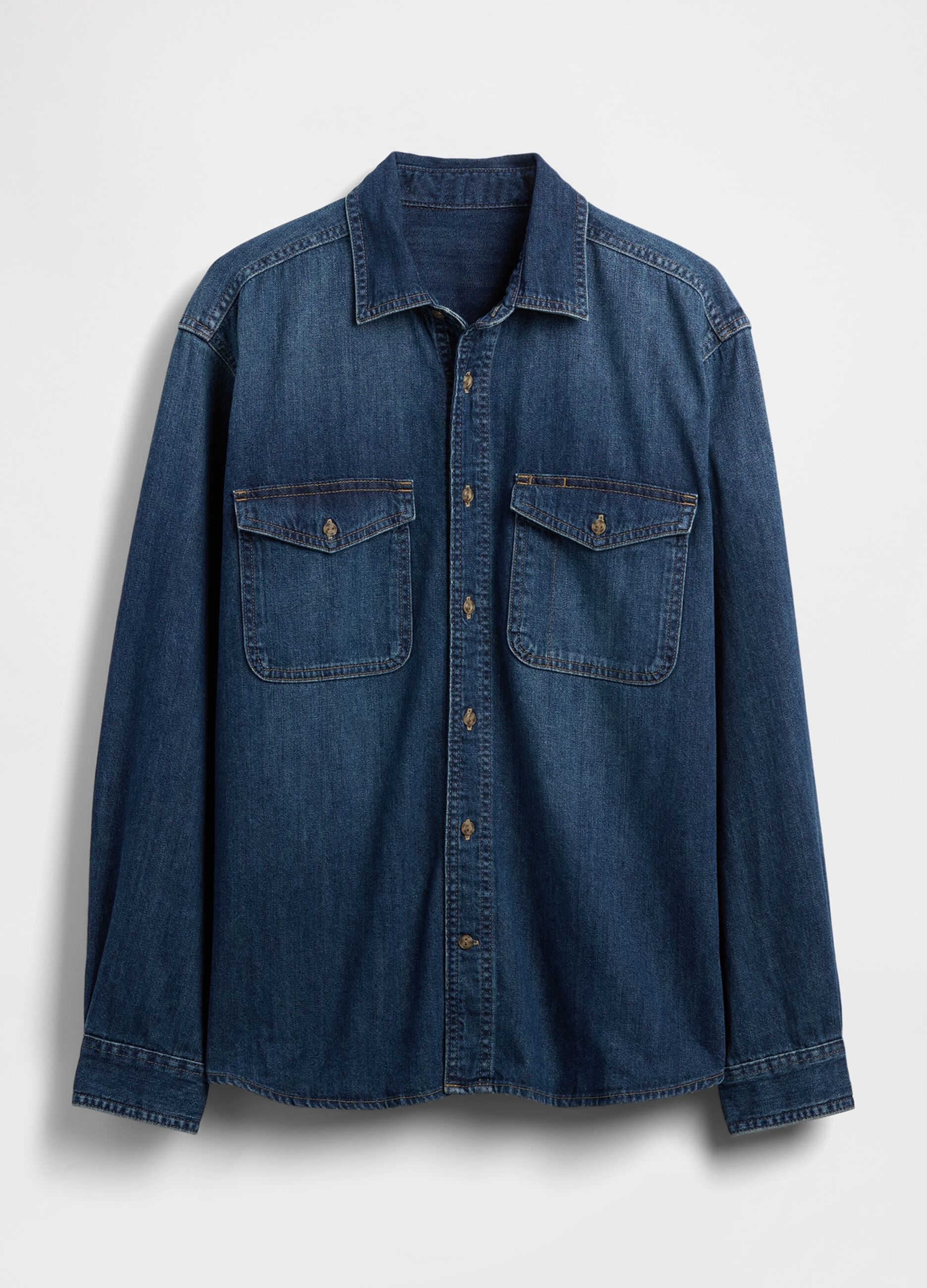 Long Sleeve Denim Shirt