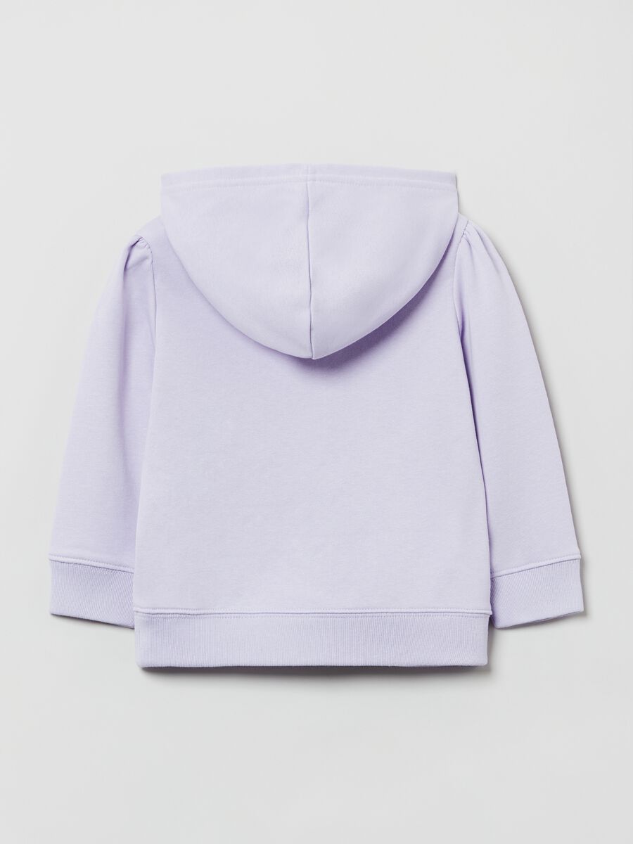 Felpa con cappuccio e patch logo Bimba_1