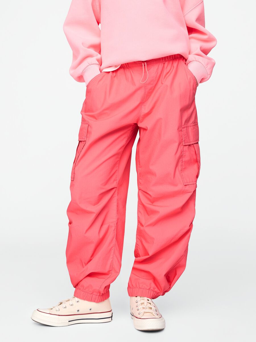 Joggers parachute con coulisse  Bambina_1