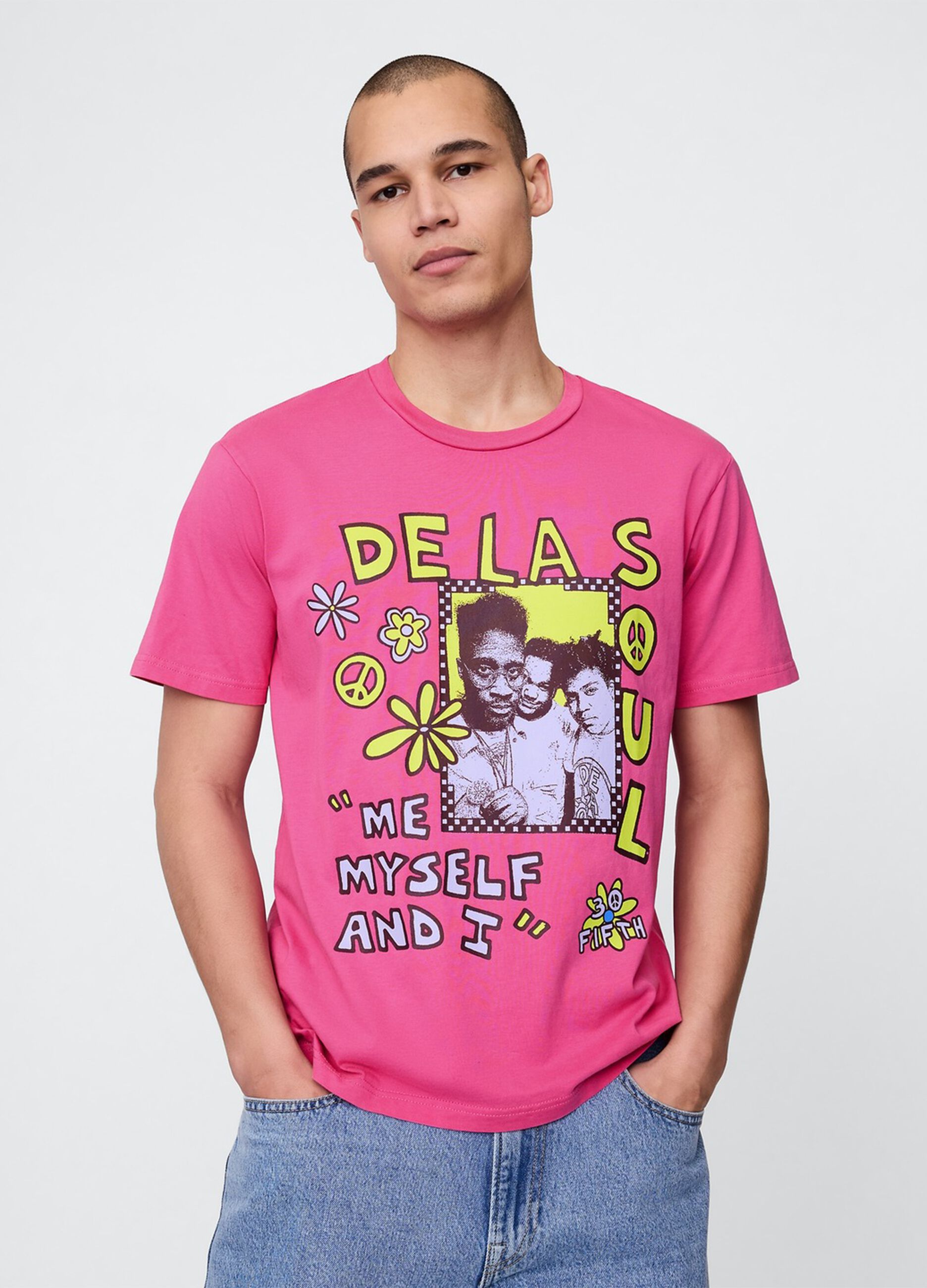 T-shirt in cotone con stampa