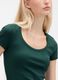 T-shirt verde a maniche corte_3