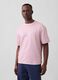 T-shirt in puro cotone a maniche corte con logo GAP_0