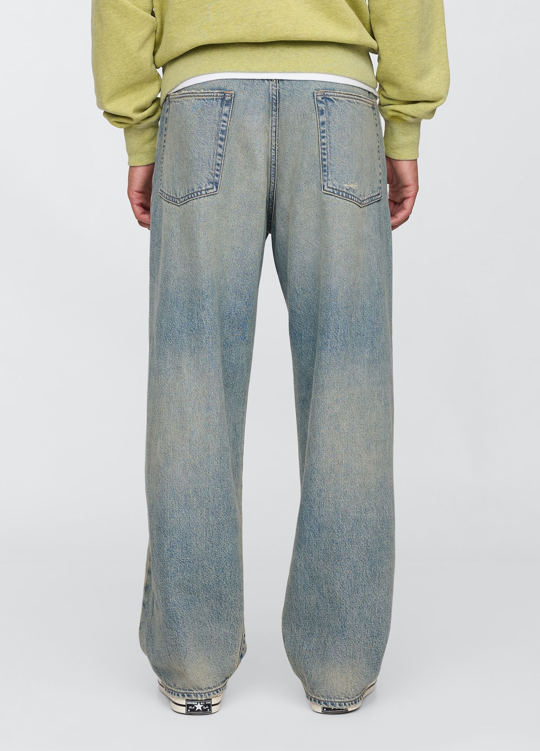 Jeans baggy in denim a cinque tasche Gap_3