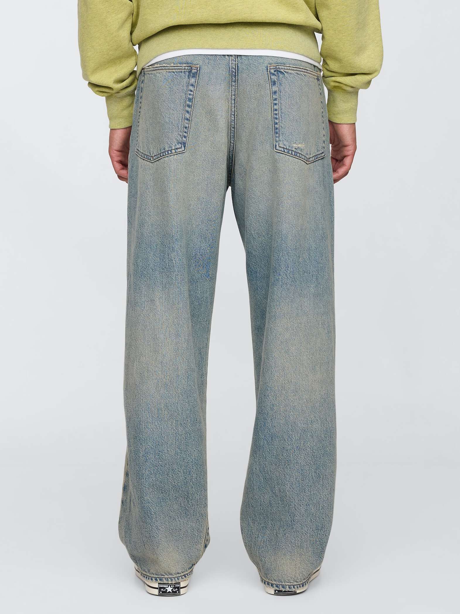 Jeans baggy in denim a cinque tasche Gap_3