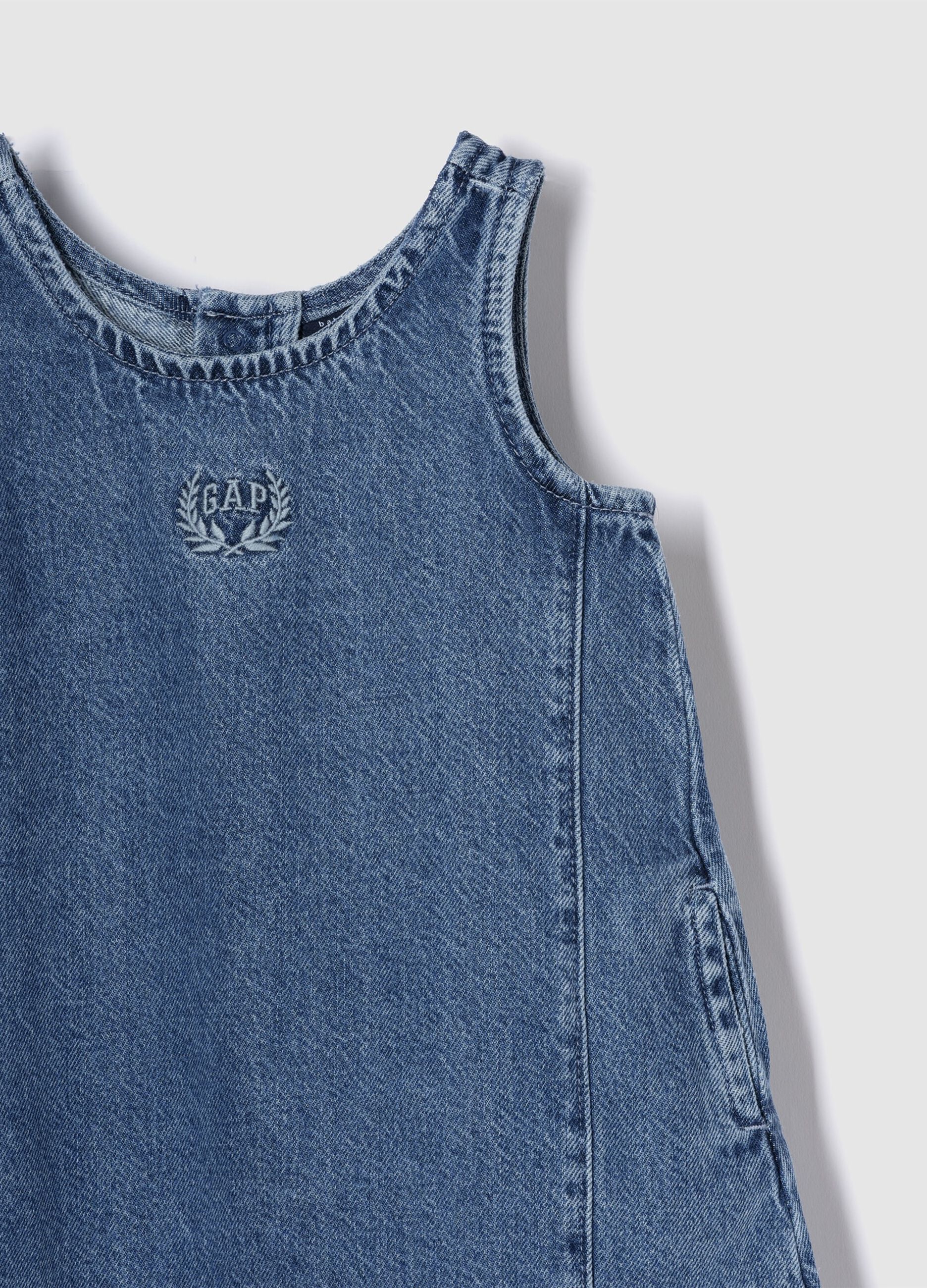 Abito in denim senza maniche_2
