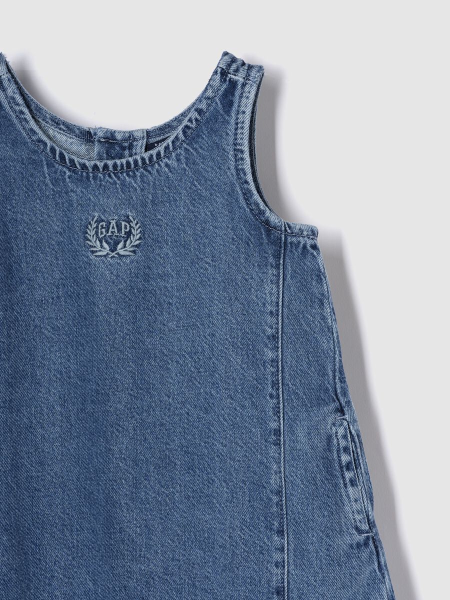 Abito in denim senza maniche Bimba_2