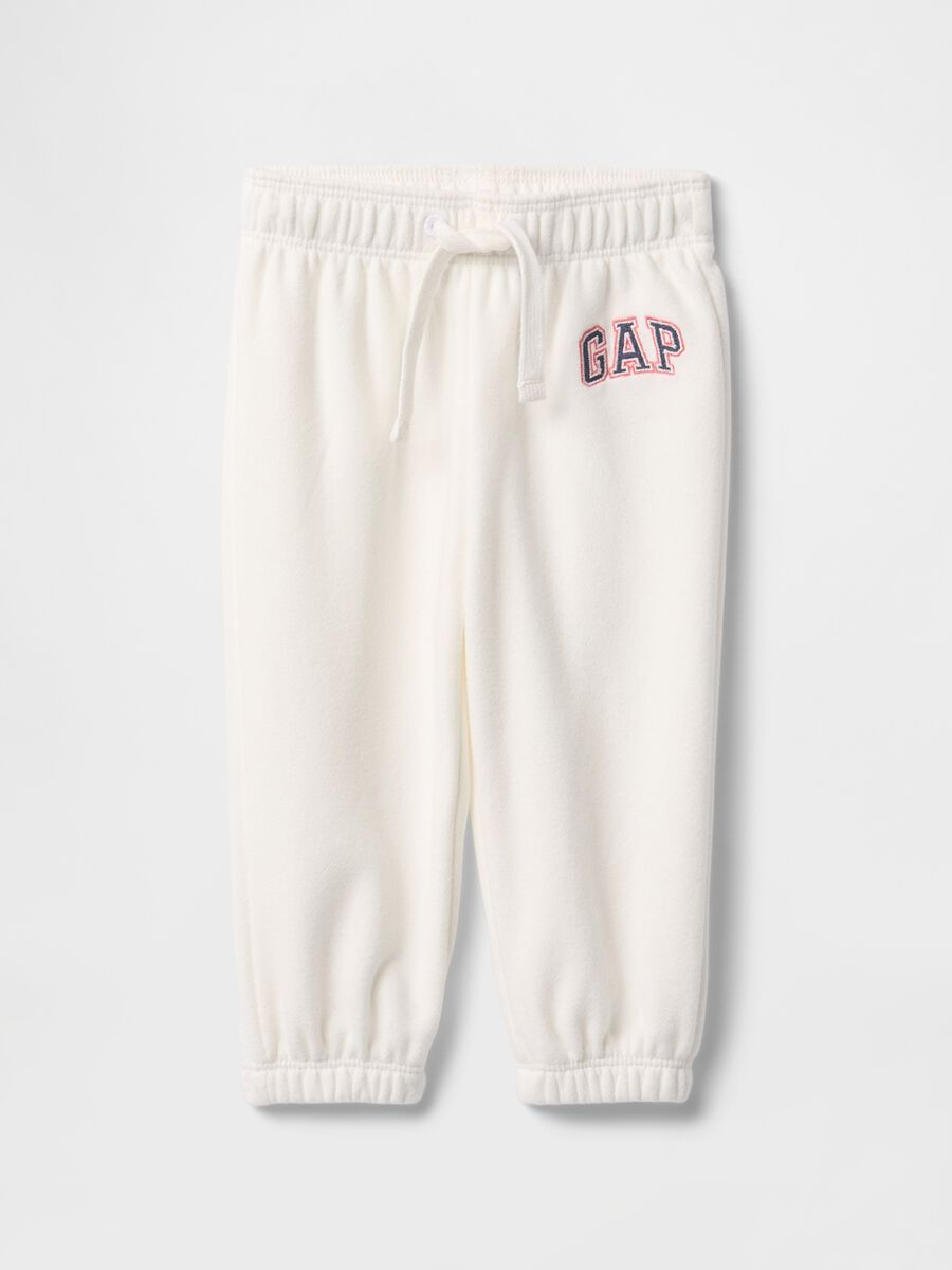 Pantaloni jogger bianchi per neonati Neonato_0