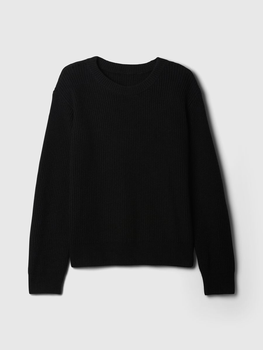 Pullover con lavorazione a coste inglesi Bambino_3