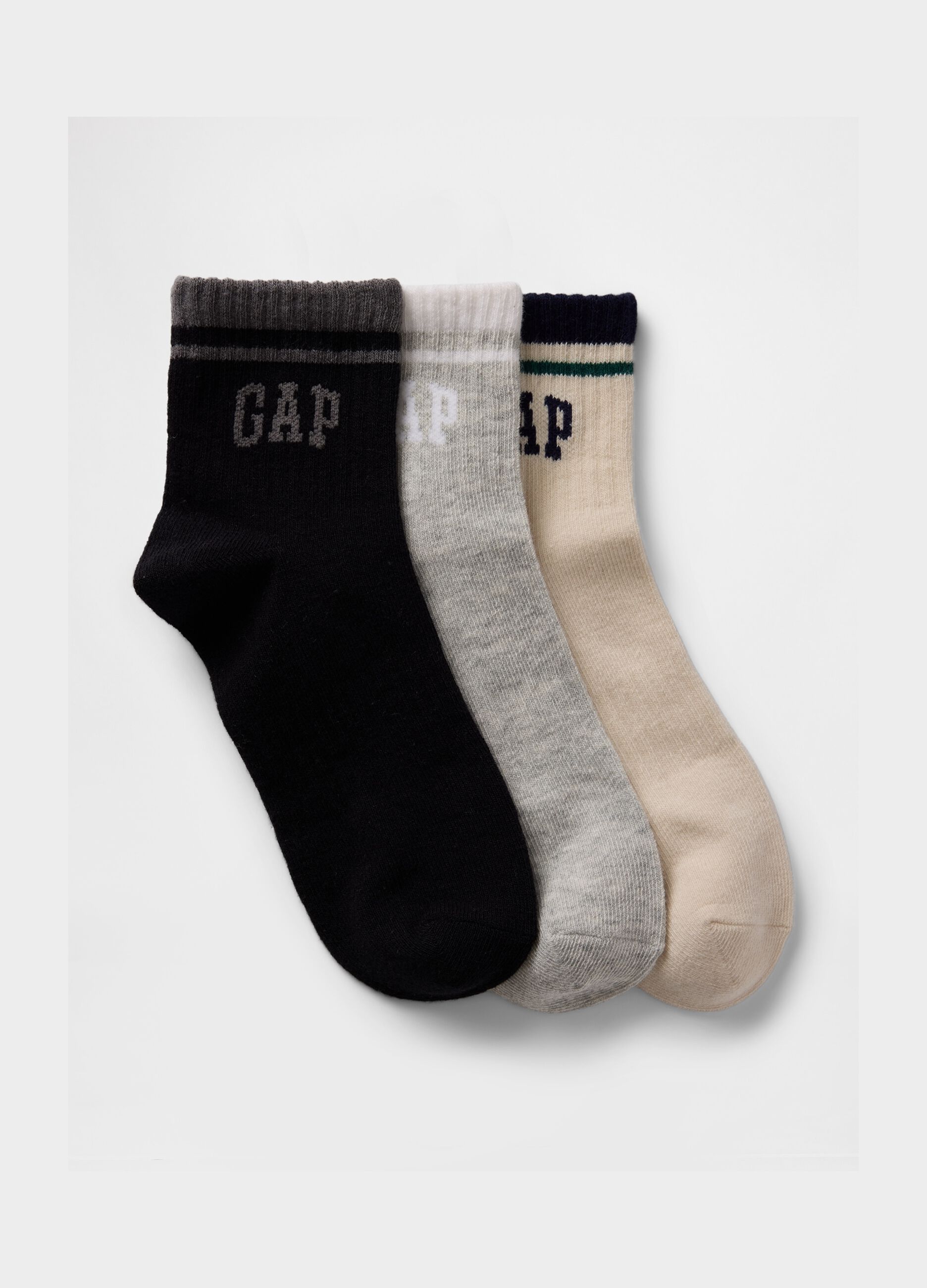 Tripack calze da tennis con disegno logo