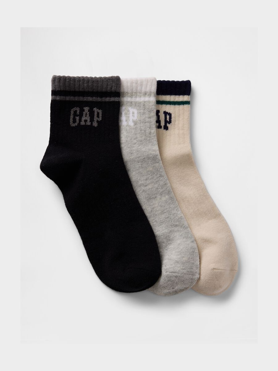Tripack calze da tennis con disegno logo Bambino_0