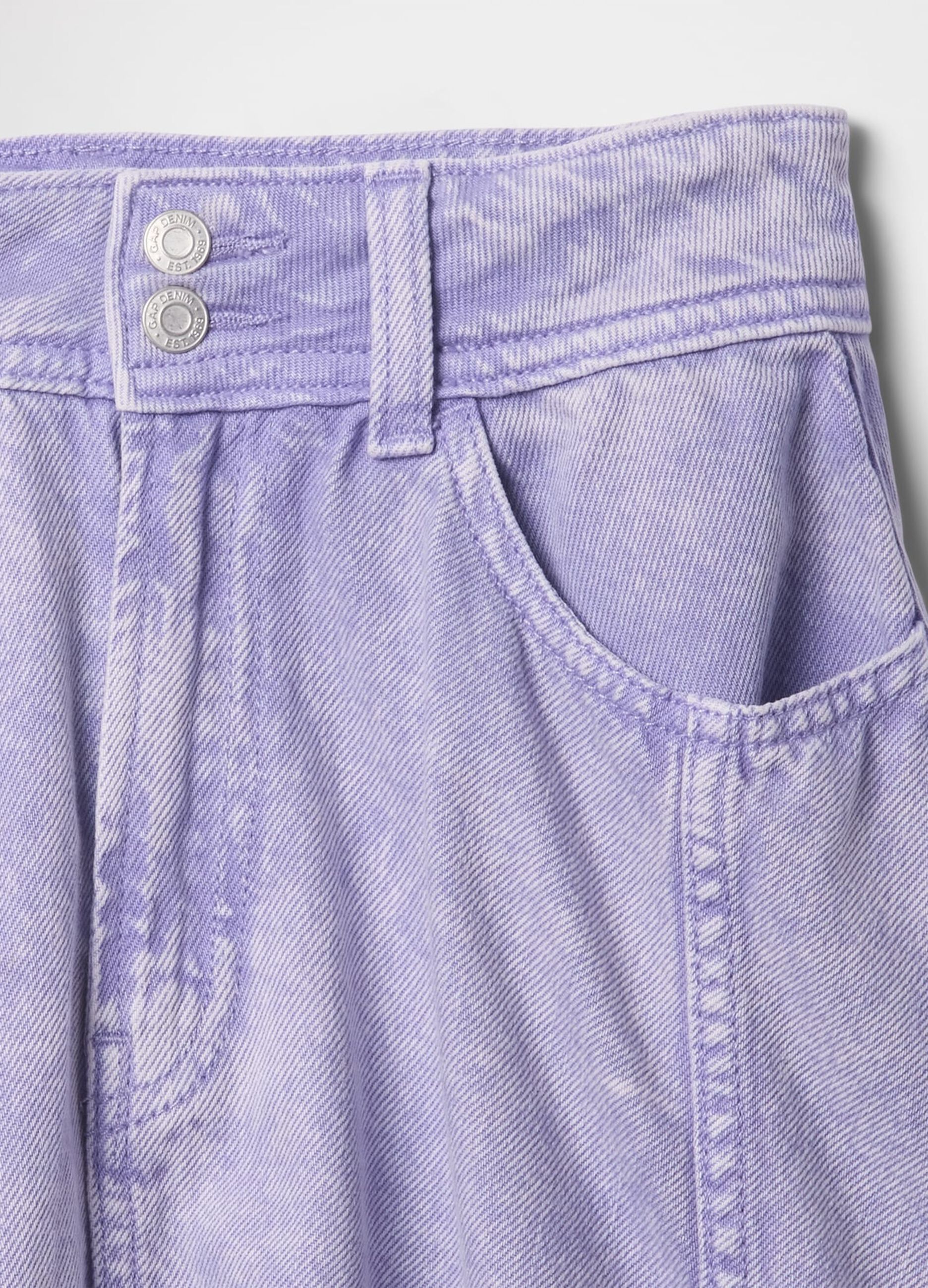 Gonna mini viola denim GAP Kids_3
