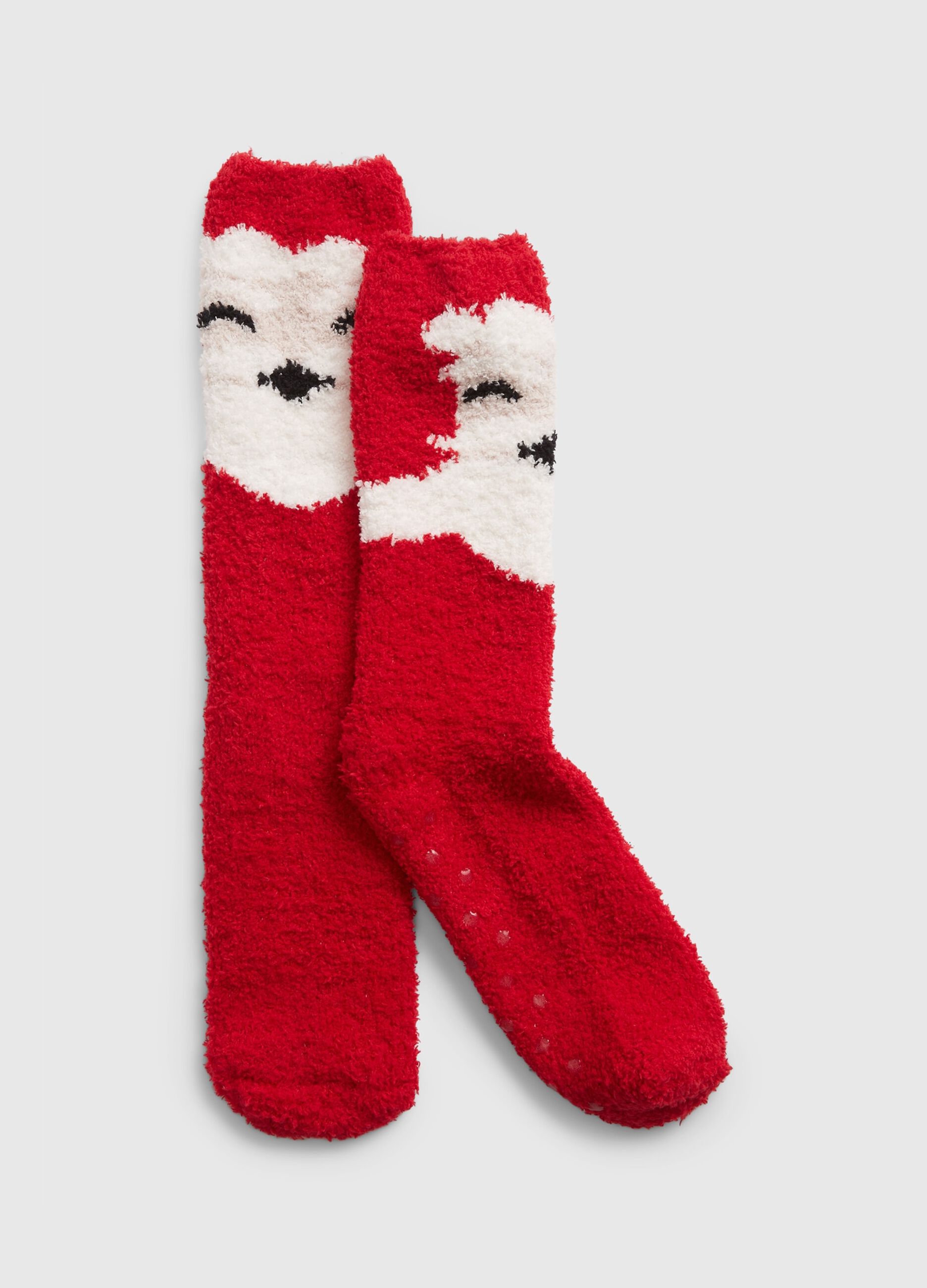 Slipper socks with Christmas design