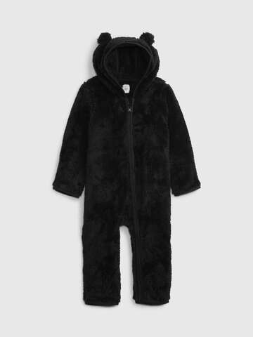 Pram suit in faux fur with hood_0