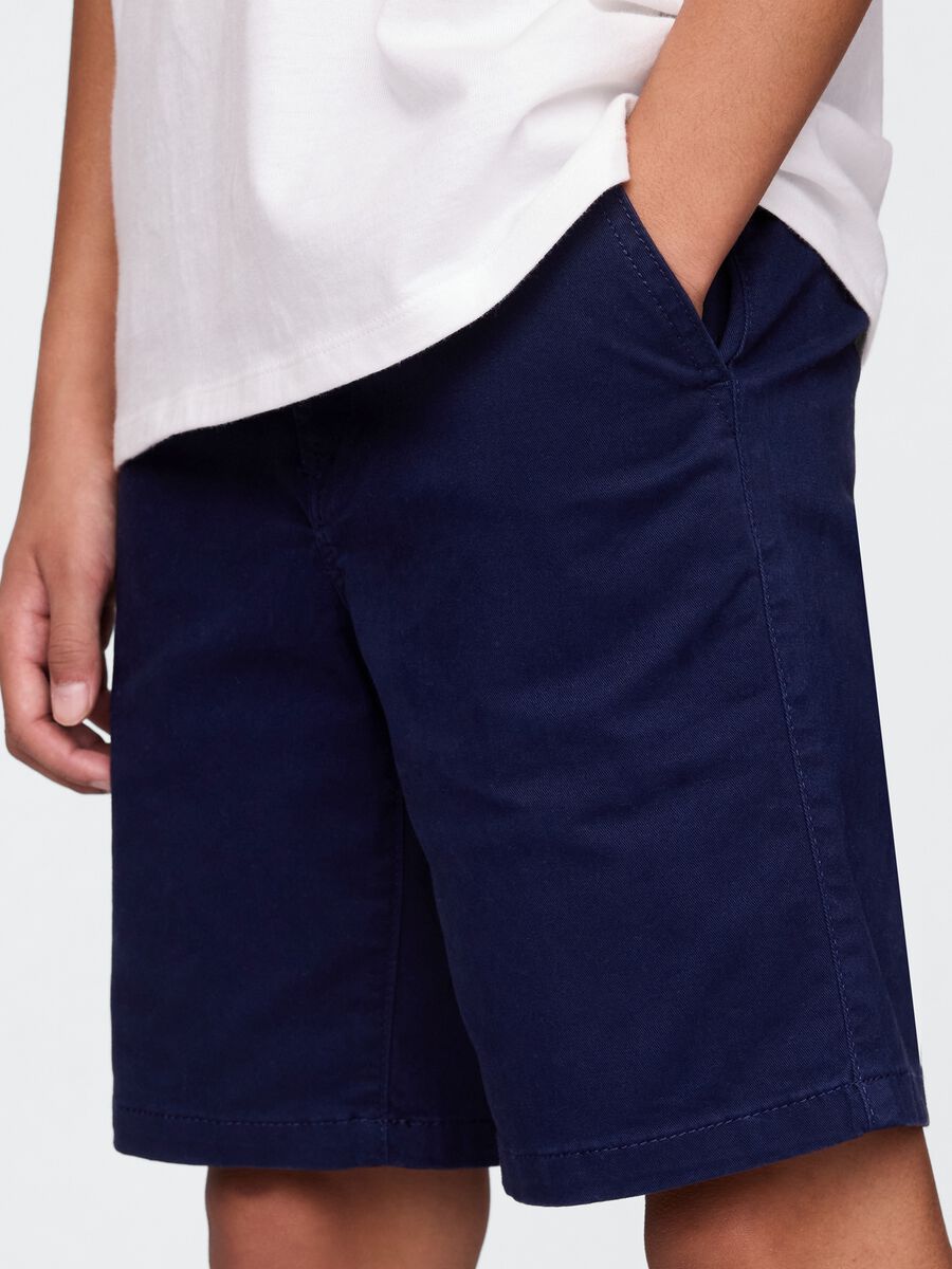 Bermuda blu navy stile casual Bambino_3