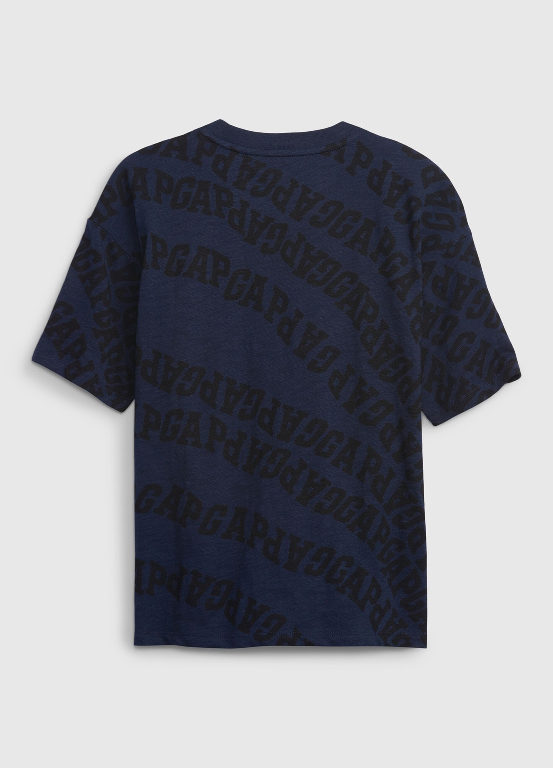 T-shirt con stampa logo all-over_2