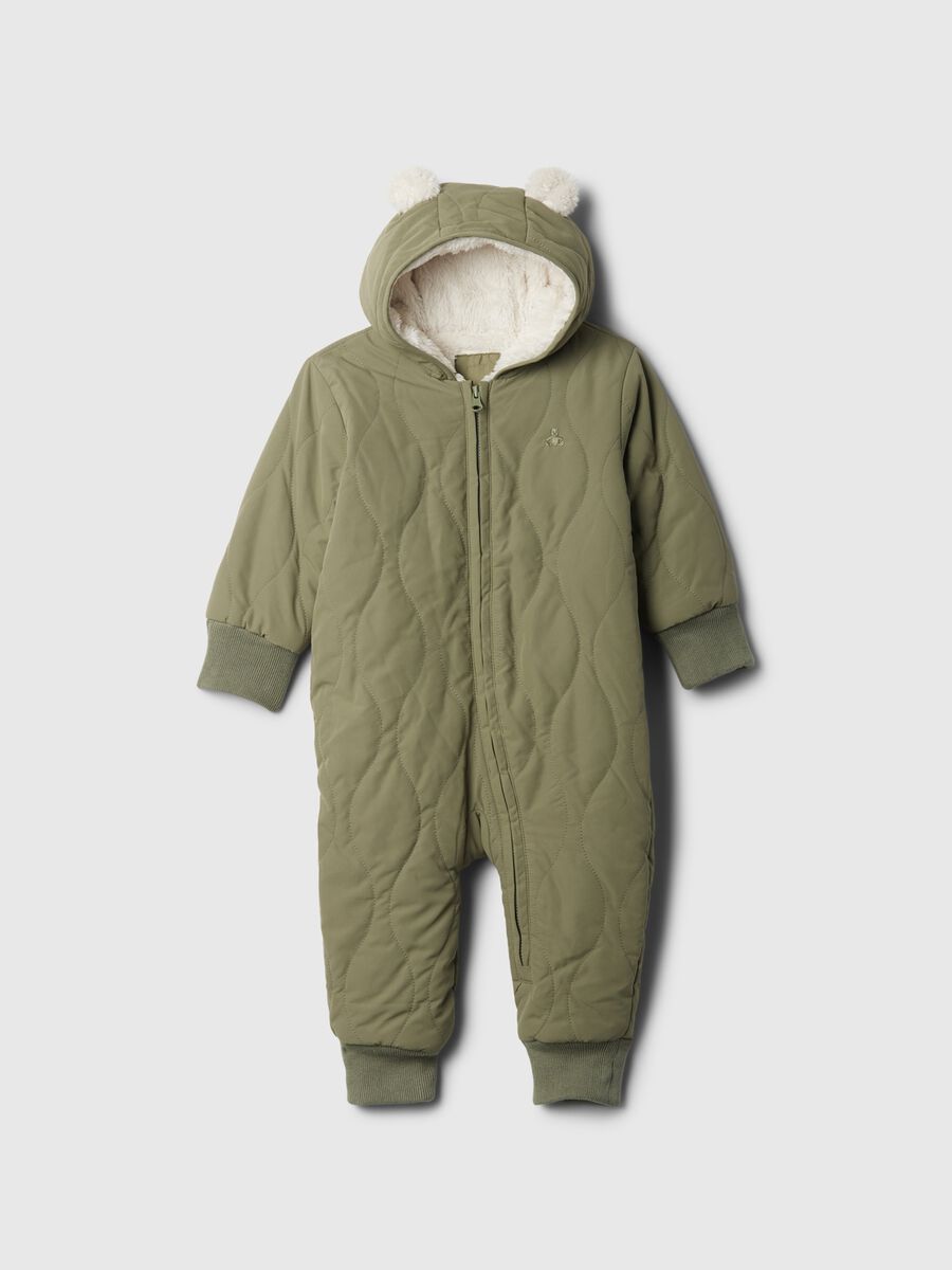 Tutina imbottita con interno in eco pelliccia Neonato_0