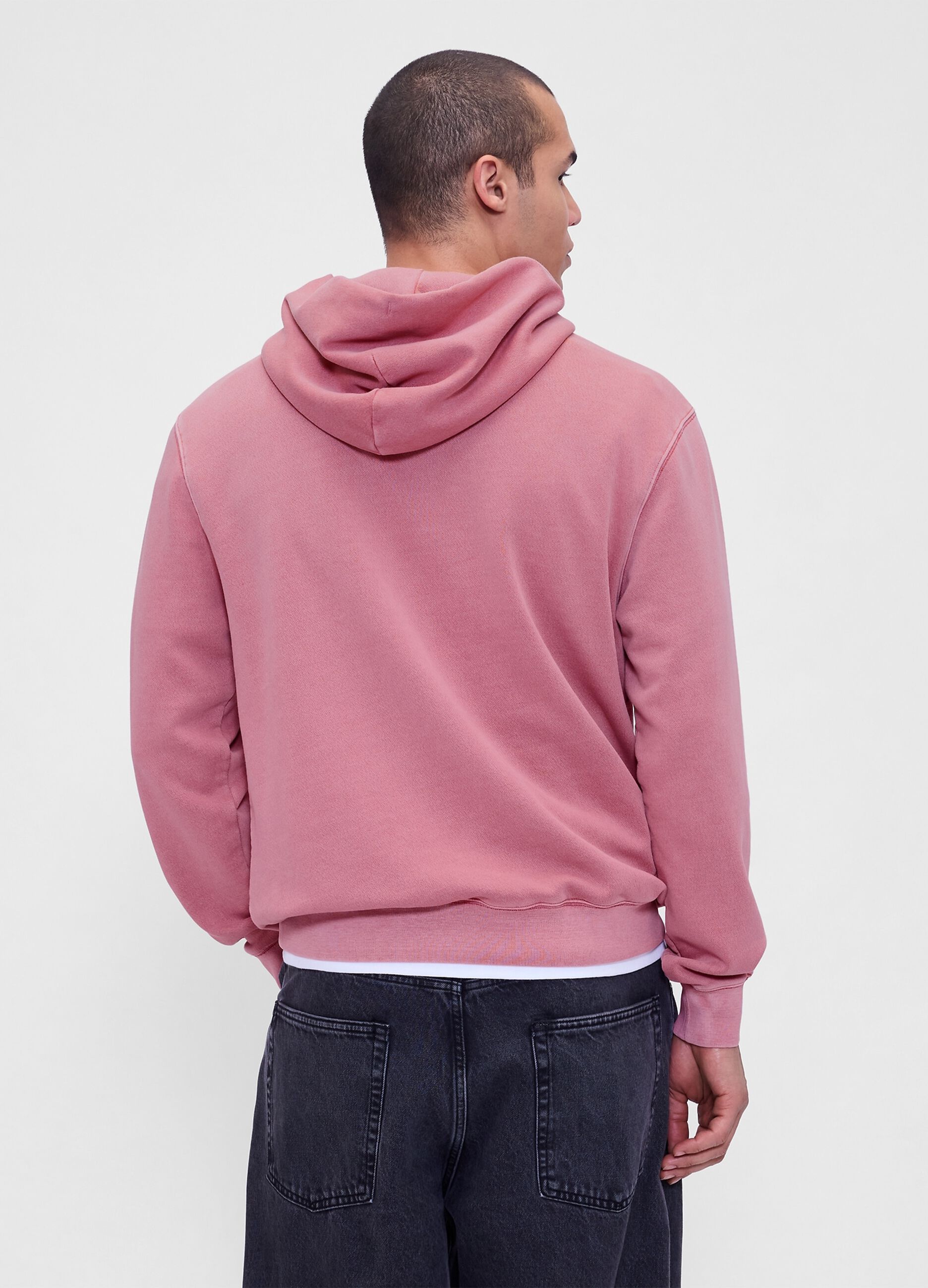 Felpa con cappuccio e tasca a marsupio