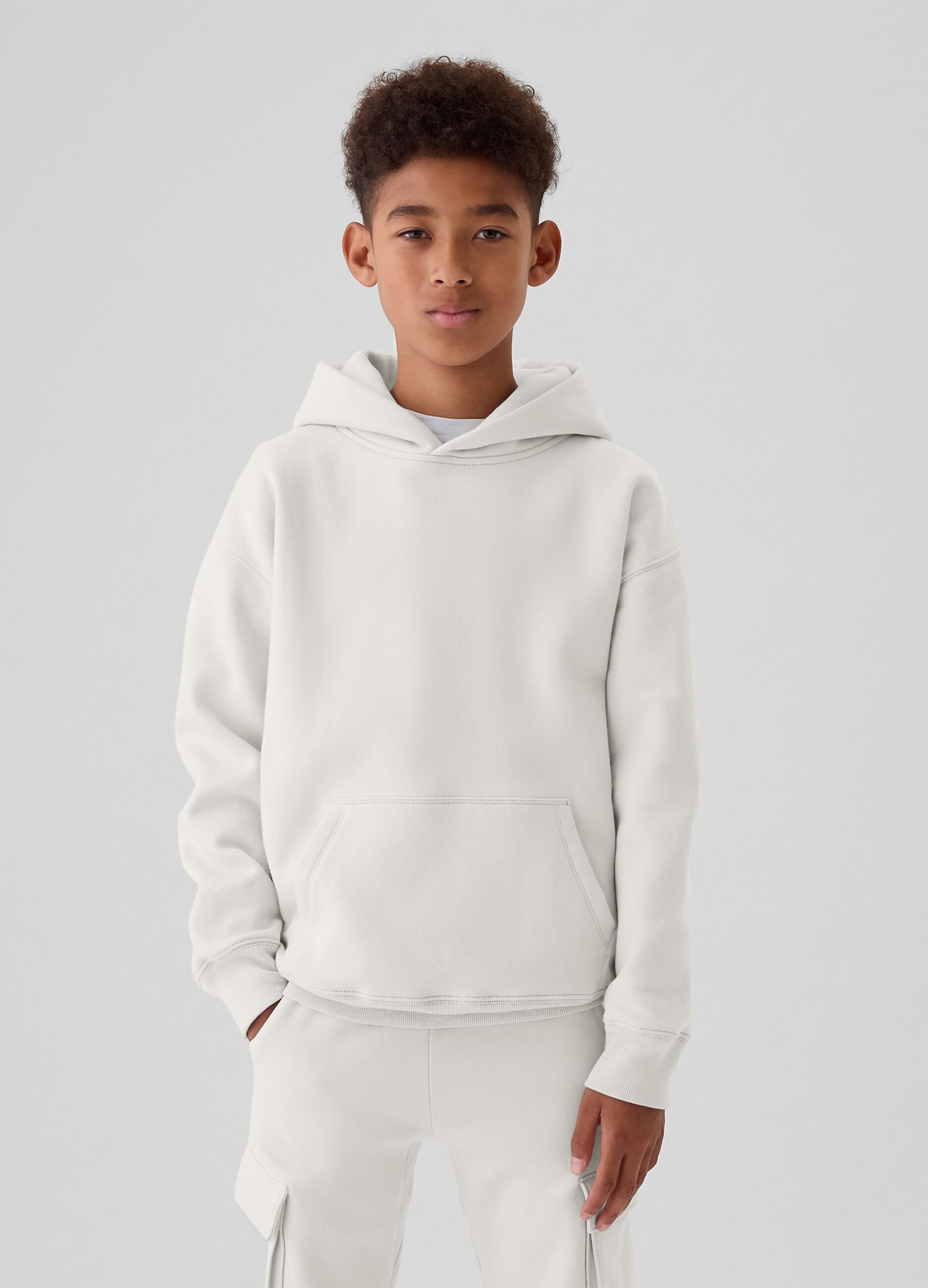 Solid colour hoodie_2