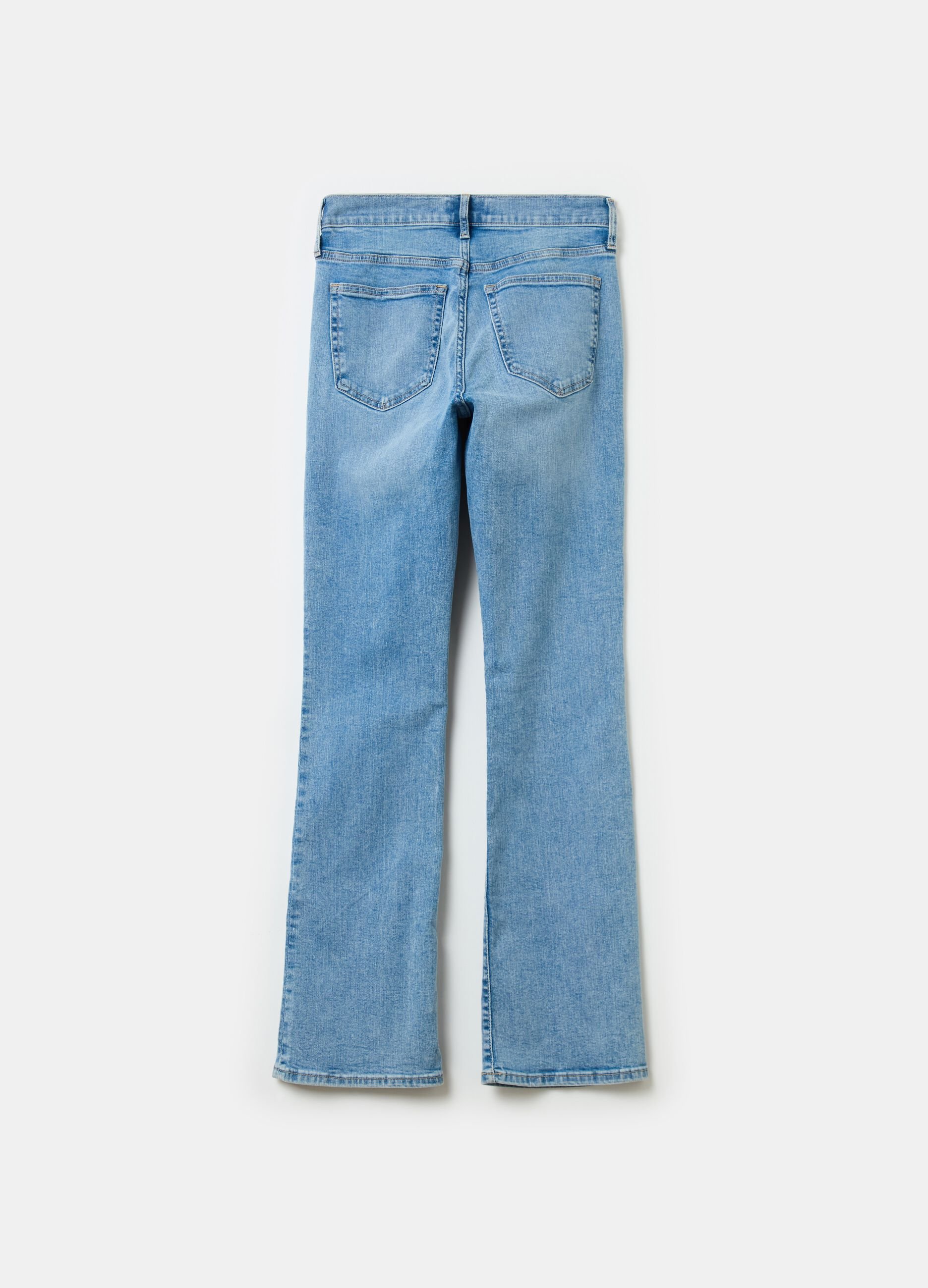 Jeans mini bootcut flare fit a vita media_5
