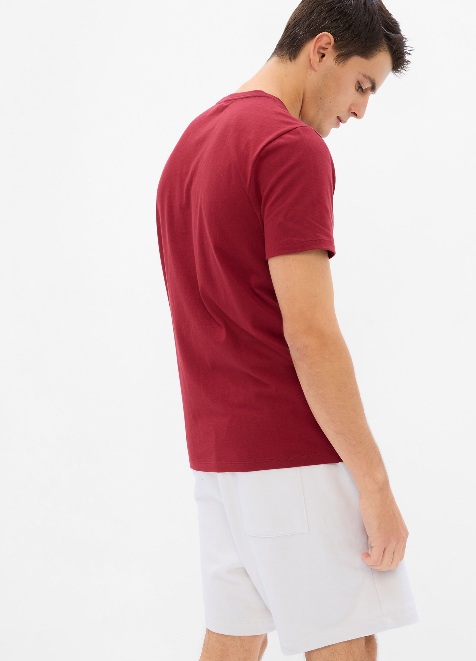 Cotton T-shirt with embroidered logo_1
