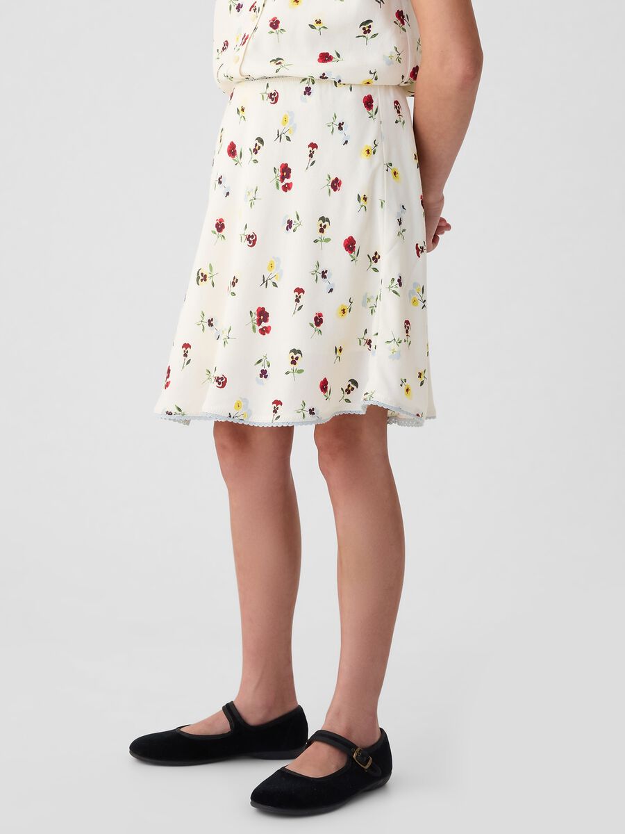 GAP x DÔEN Gonna con fantasia floreale Bambina_1