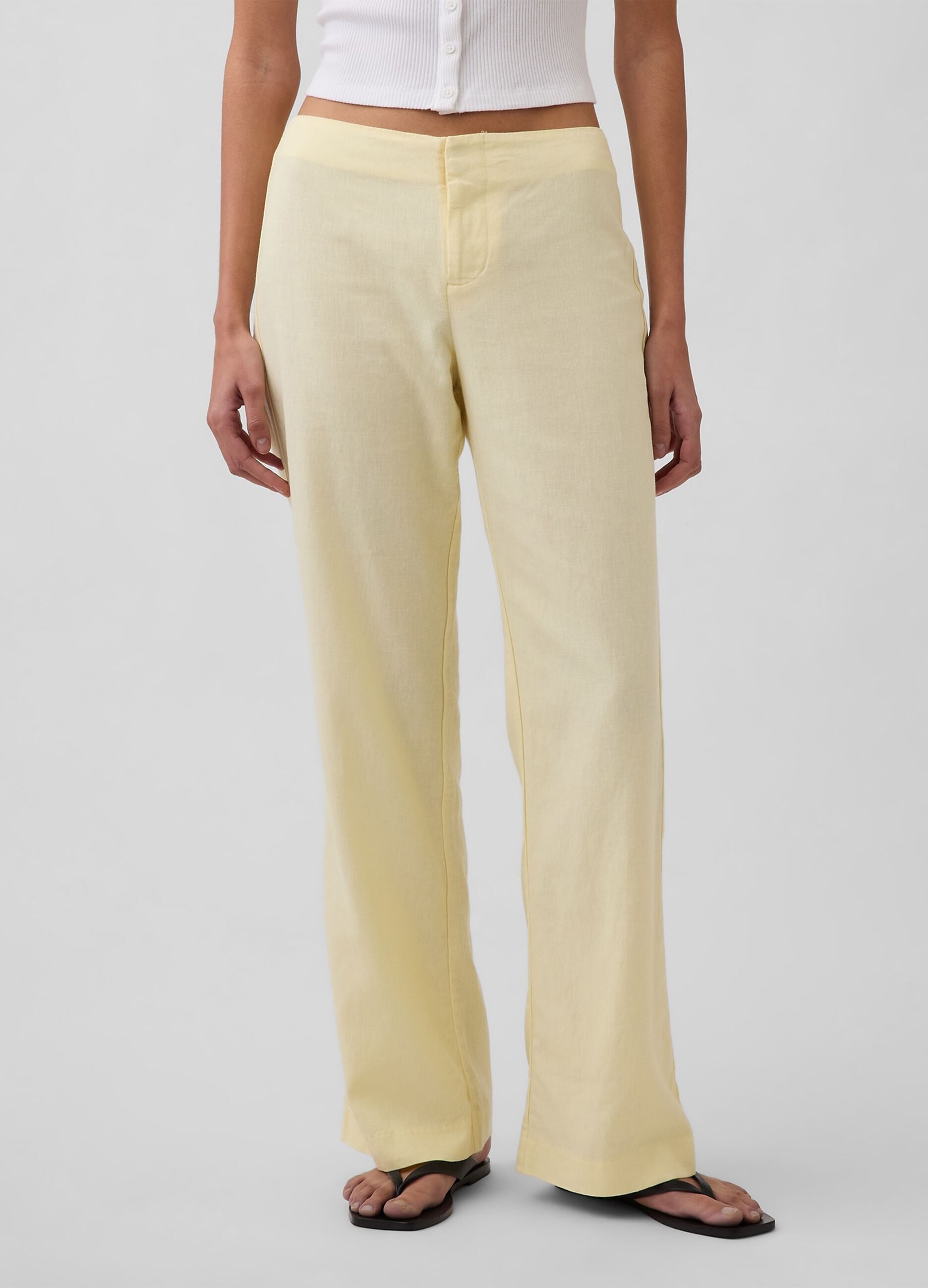 Pantaloni in misto lino