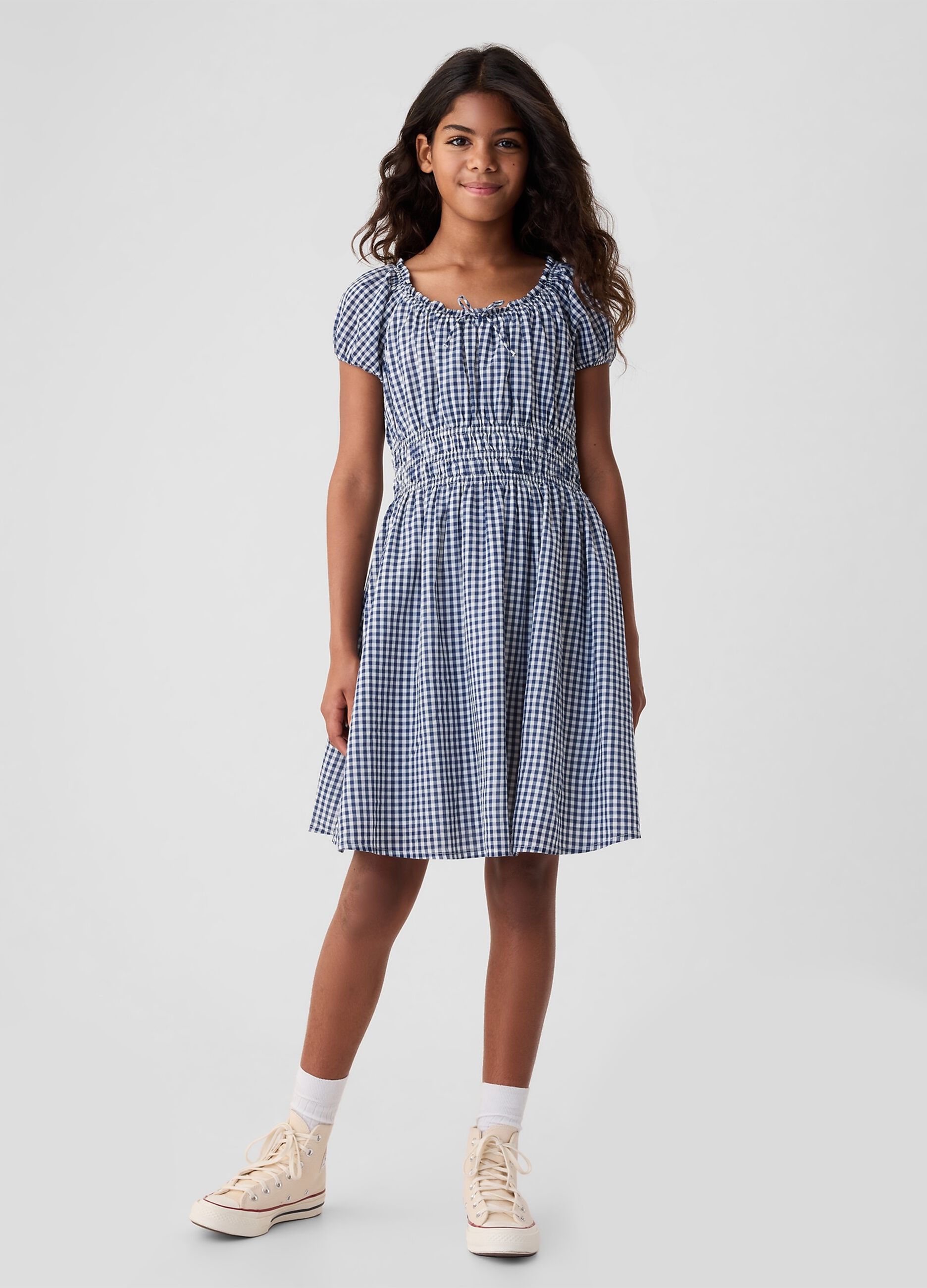 GAP x DÔEN Abito in cotone vichy