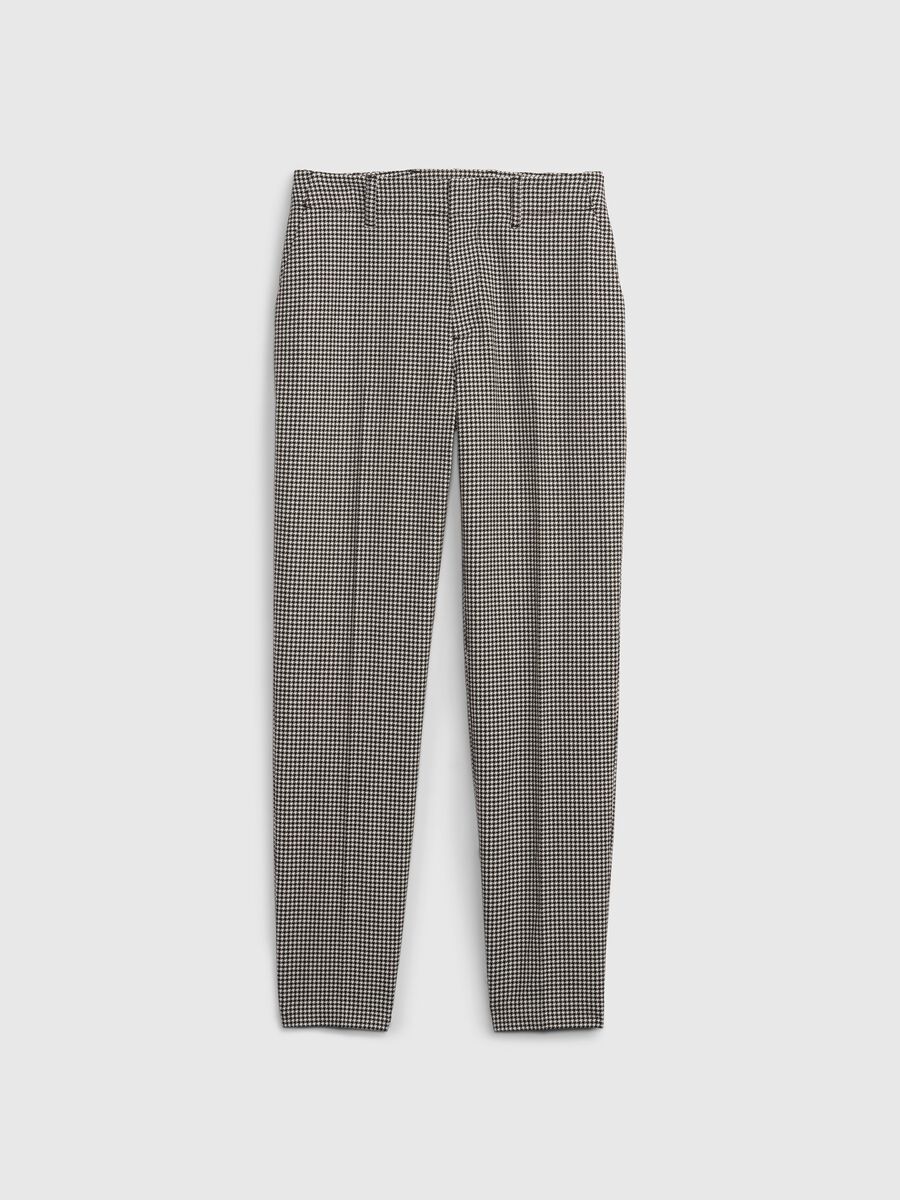 Slim-fit mid-rise trousers Woman_5
