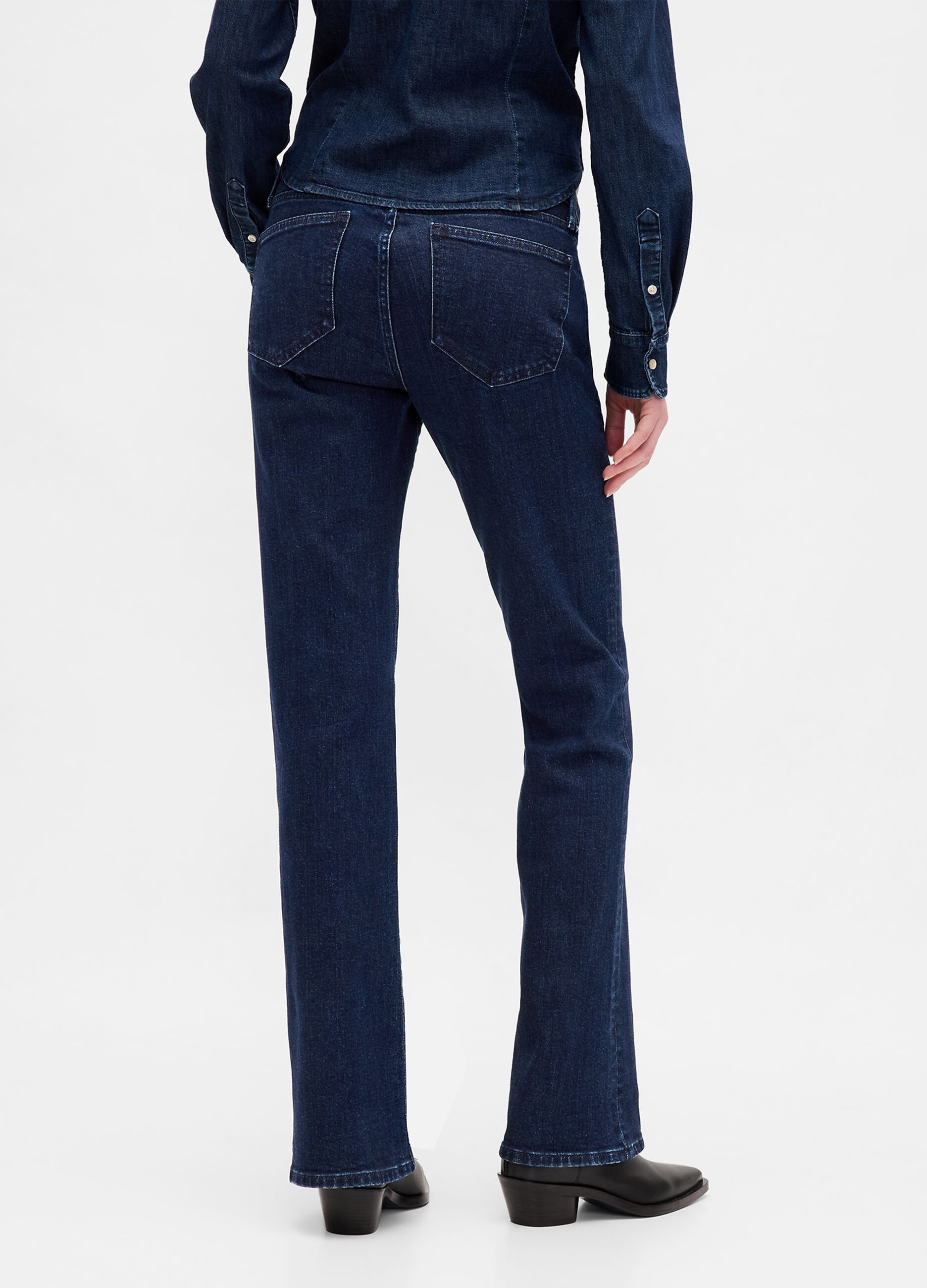 Pantaloni denim blu elasticizzati_2