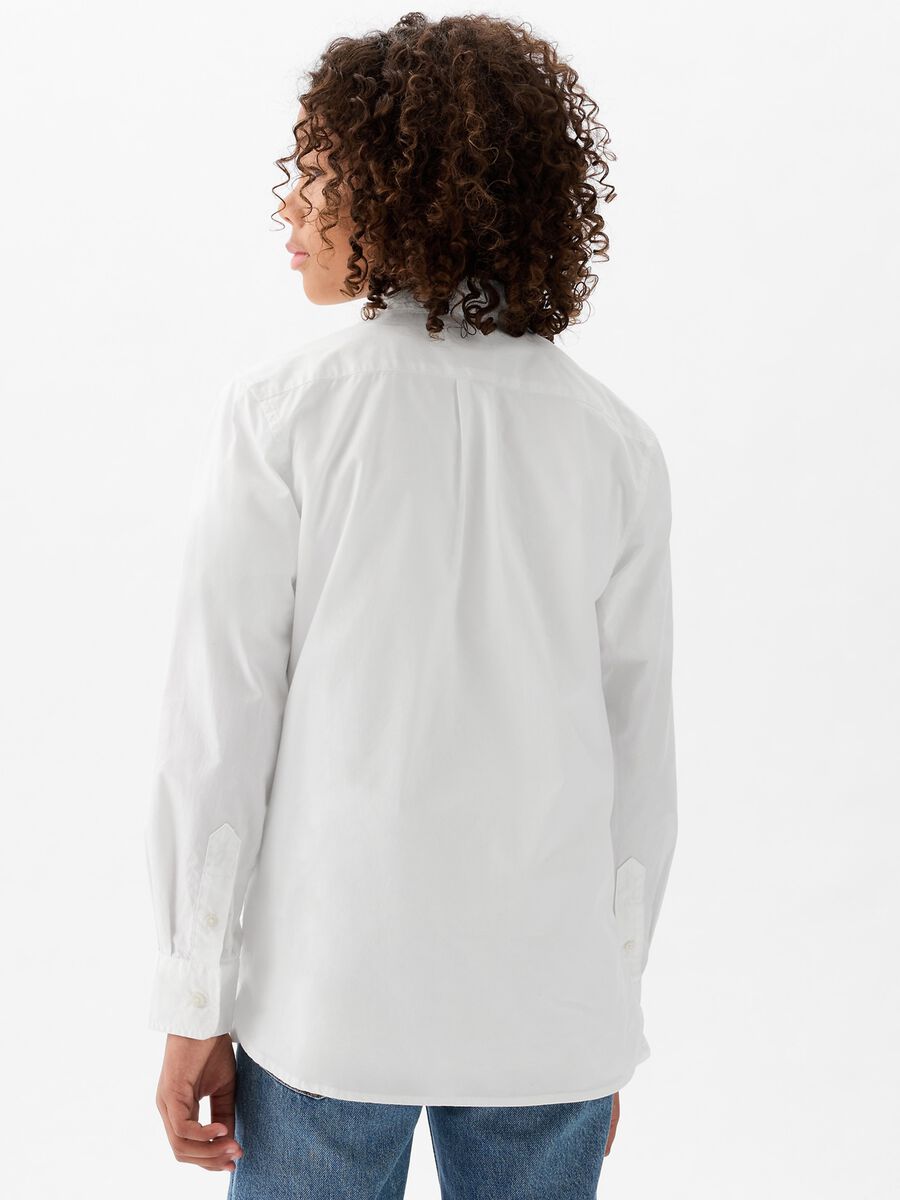 Camicia in cotone bio con tasca Bambino_2