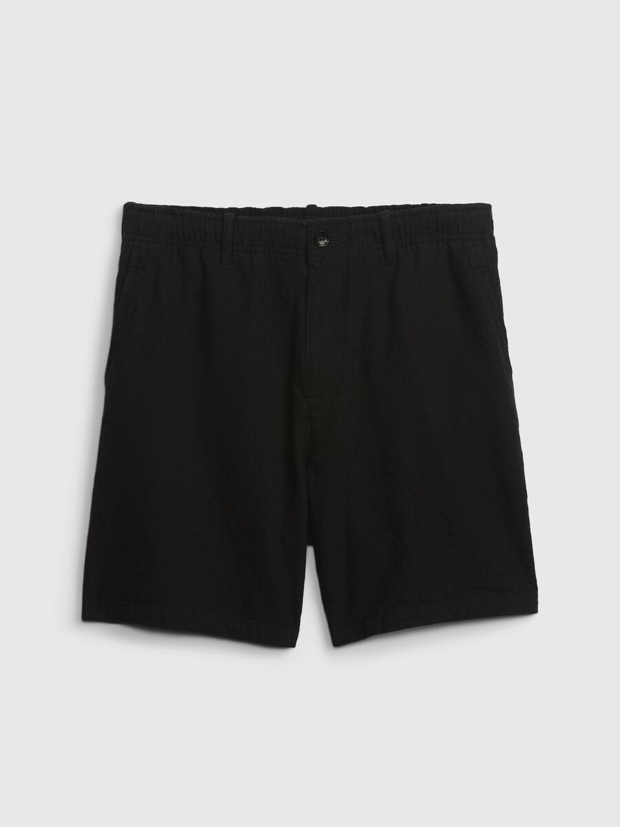 Shorts in lino e cotone Uomo_3