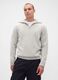 Maglione CashSoft con zip in misto cotone_0