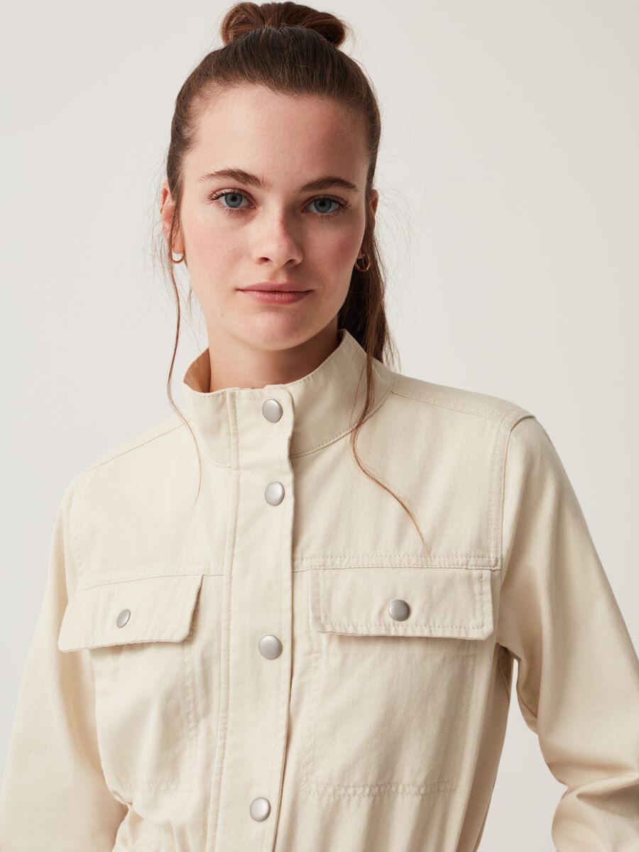 Cotton safari jacket Woman_1