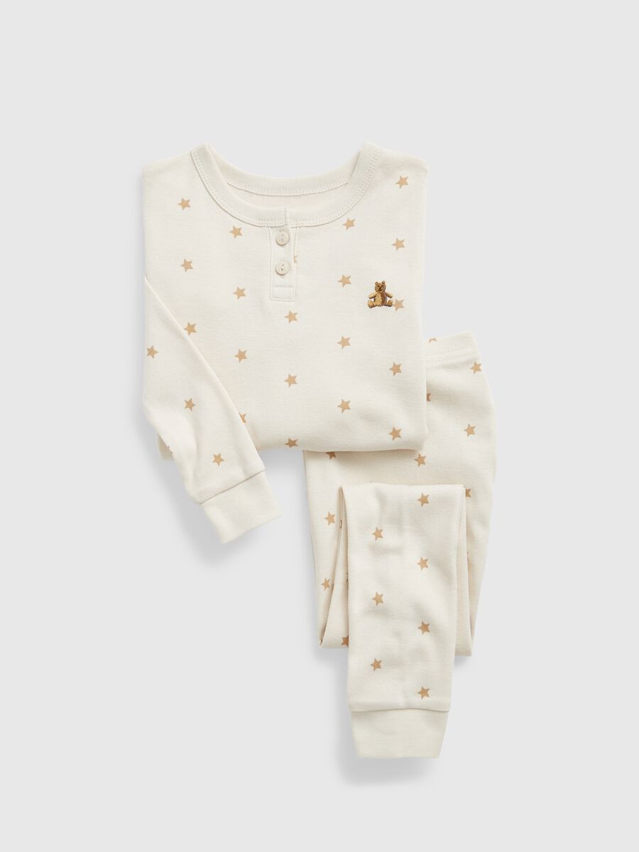 Long pyjamas with start print Newborn Boy_0
