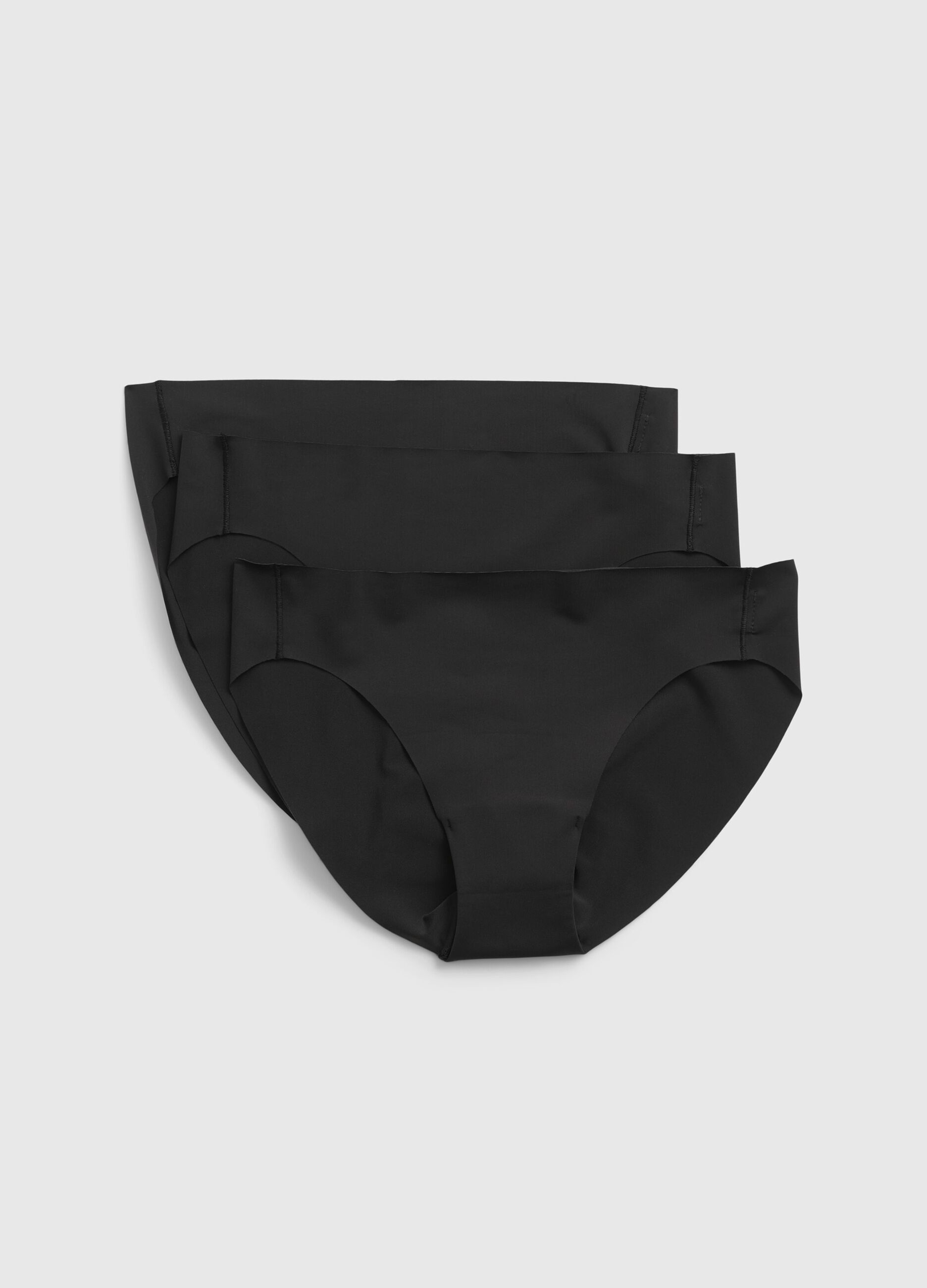 Three-pack briefs with laser cut