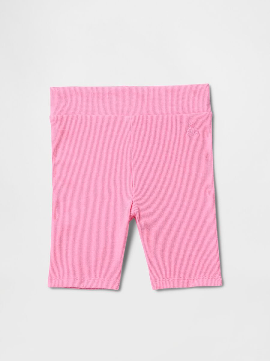 Shorts ciclisti rosa Bimba_0